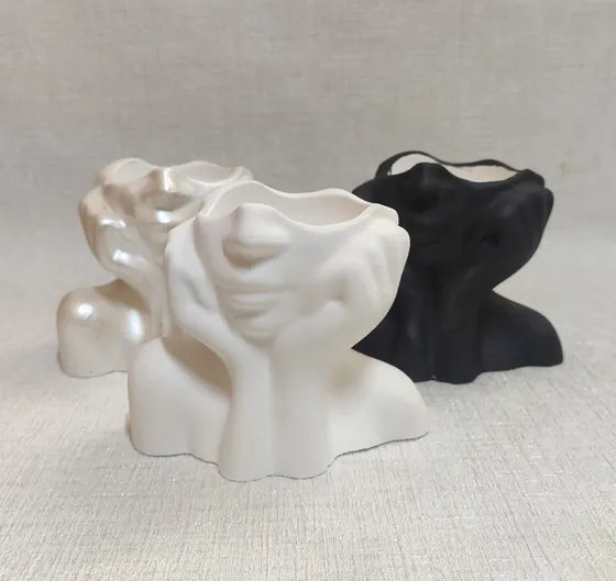 Гіпсове кашпо "Говяжа(шуткую) Голова"