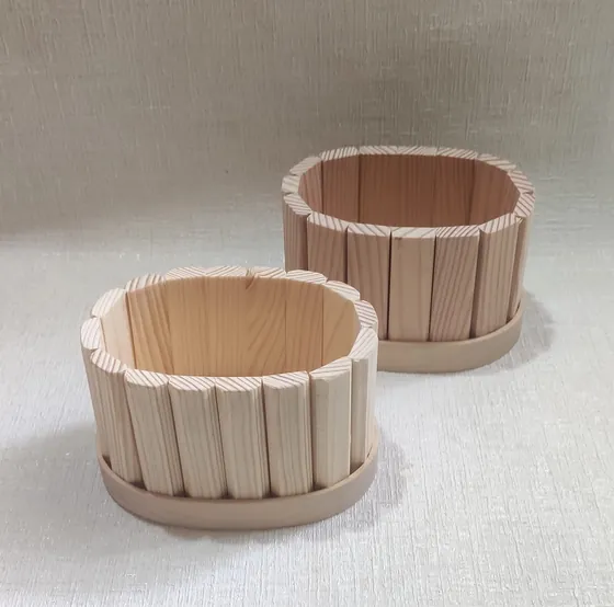 Кашпо овальне мале без ручок