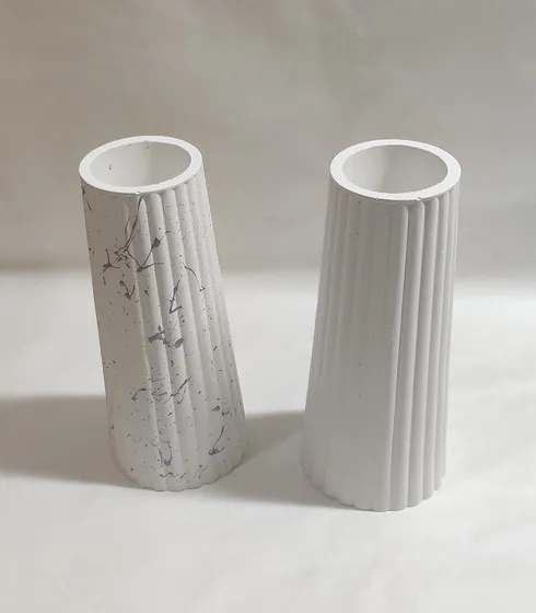 Гіпсова ваза велика