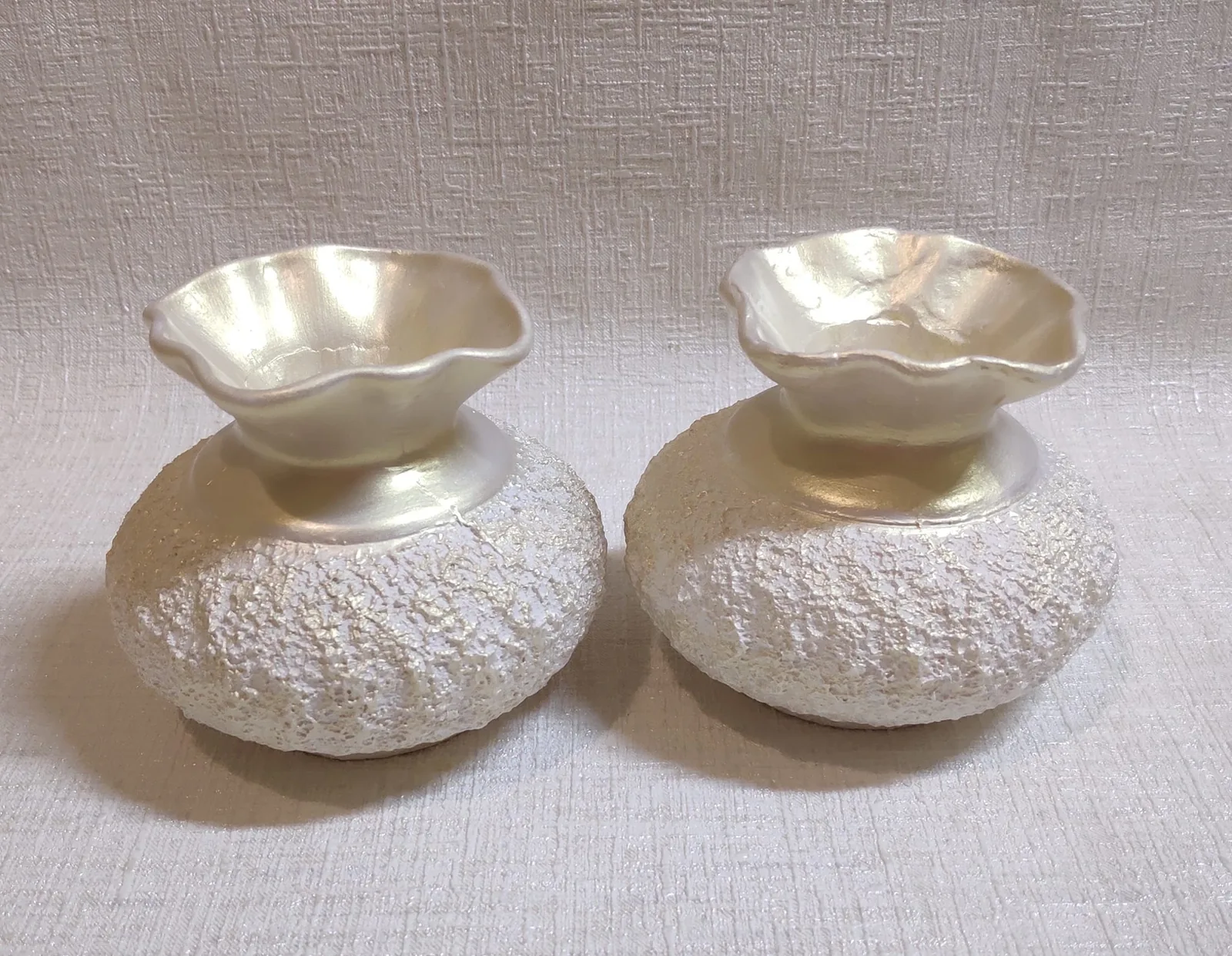 Авторська гіпсова вазочка