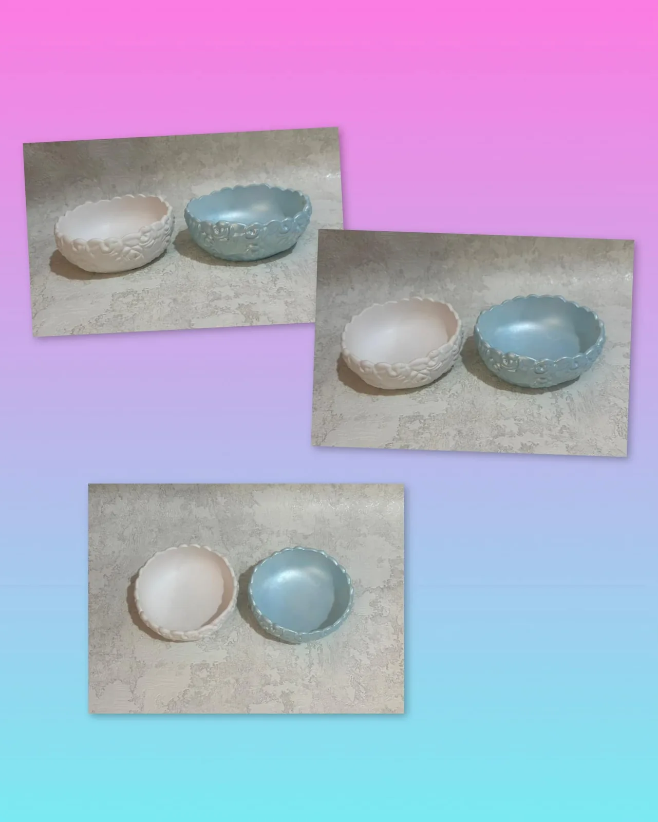 Елегантні гіпсові кашпо