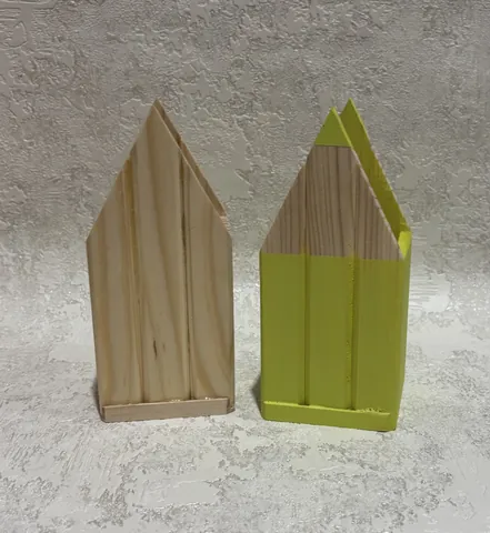 Дерев'яне кашпо "Олівець" мале